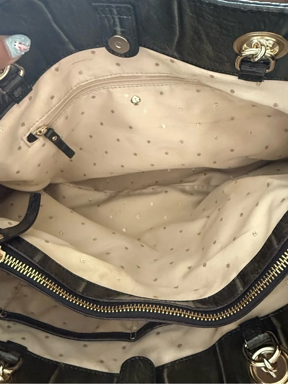 kate spade sleek croc